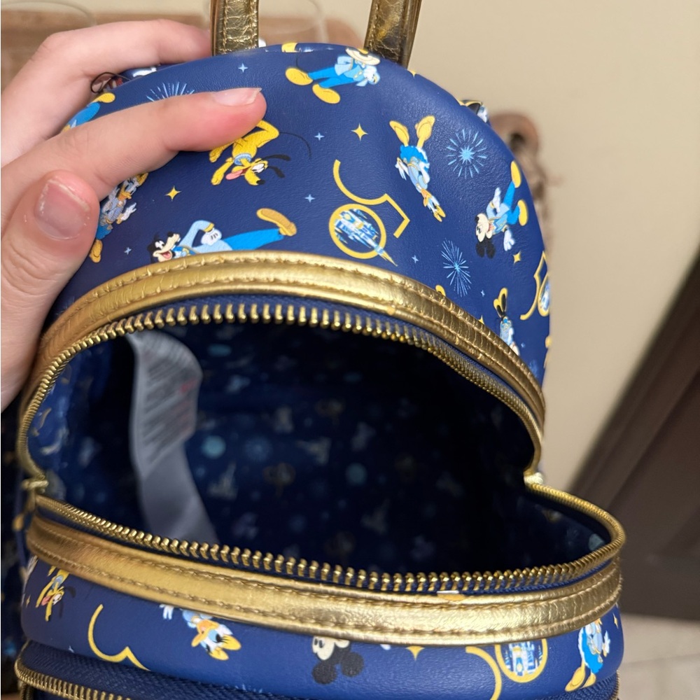 BLACK FRIDAY SALE 🚨Disney Parks Loungefly Blue Backpack - Picture 3 of 6
